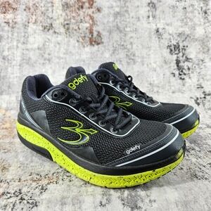 Gdefy Gravity Defyer Black Sneaker Women 10.5 Black TB9024FLG-M Mighty Walk Shoe